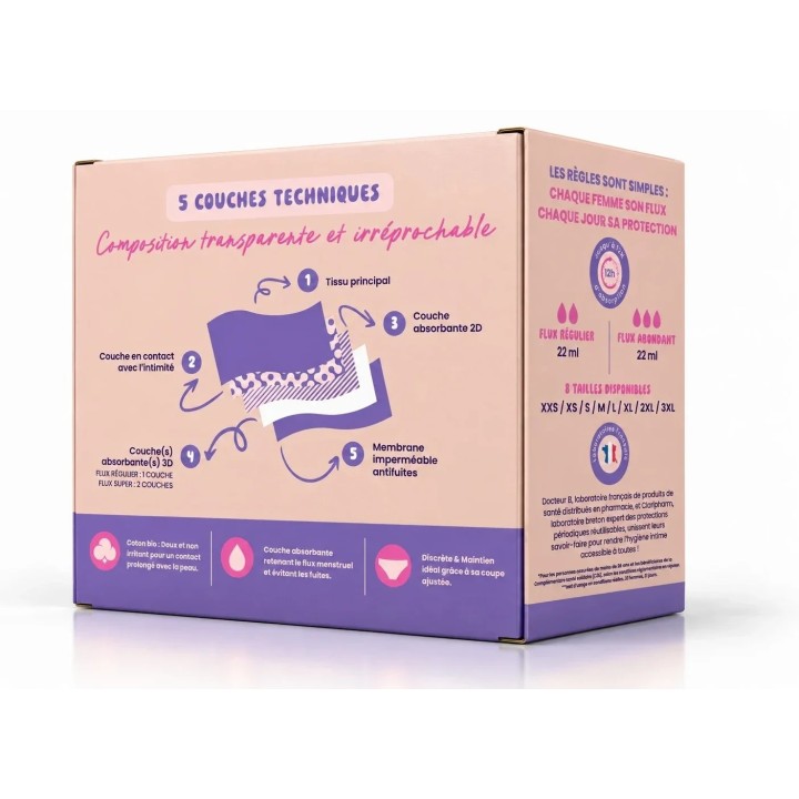 Culotte menstruelle ClariUnderwear remboursée
